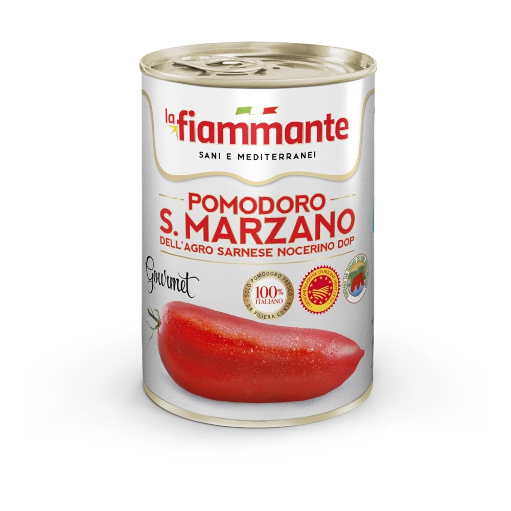 La Fiammante San Marzano DOP hámozott paradicsom 400g mer