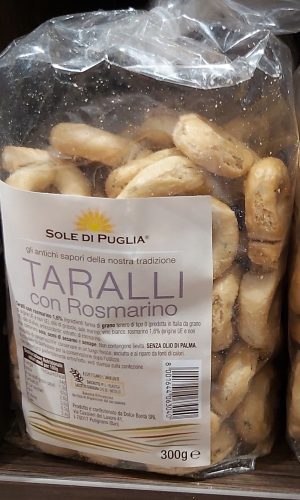 Sole Di Puglia Taralli rozmaringgal,300g