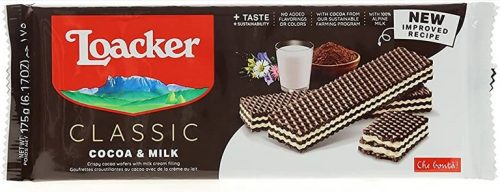 Loacker ostya kakaóval és tejjel, 175 g