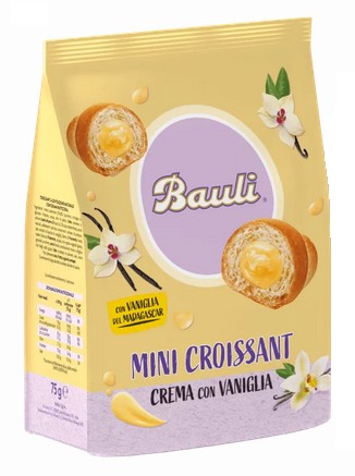 Bauli vaníliás mini croissant,80g