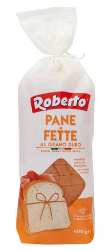 Roberto Szeletelt durum kenyér, 400 g