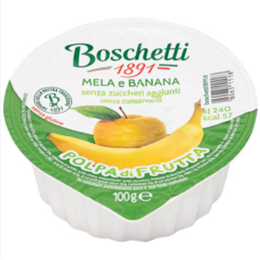 Boschetti almás banános gyümölcskrém100g