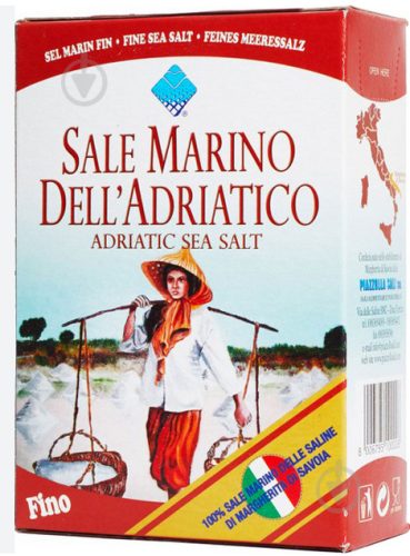 Adriatico finomszemű tengeri só, 1 kg