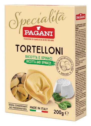 Pagani Tortelloni ricotta és spenót 200 gr