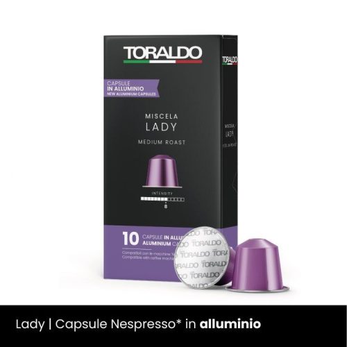 Toraldo Lady Nespresso kompatibilis aluminium kávékapszula, 10 db