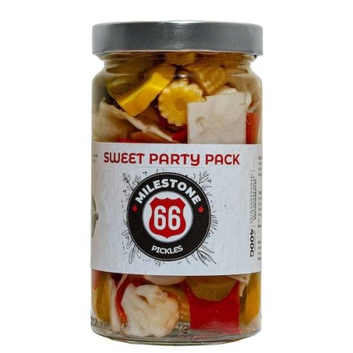 Milestone66 Sweet Party Pack ecetes vegyes darabolt savanyúság, 400g