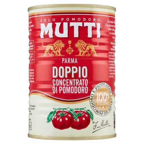 Mutti duplán sűrített paradicsom konzerv, 440g 