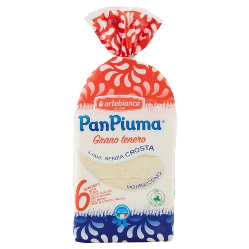 ArteBianca Pan Piuma héj nélküli szeletelt kenyér, 400g