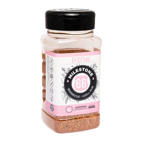 Milestone66 Pink édesség/desszert BBQ-Grill Rub szárazpác fűszerkeverék, 300g