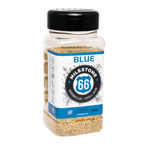 Milestone66 Blue tengergyümölcsei BBQ-Grill Rub szárazpác fűszerkeverék, 300g