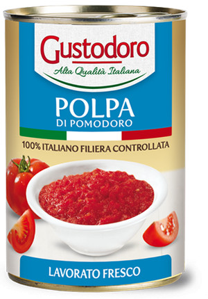 Gustodoro paradicsompép, 400g