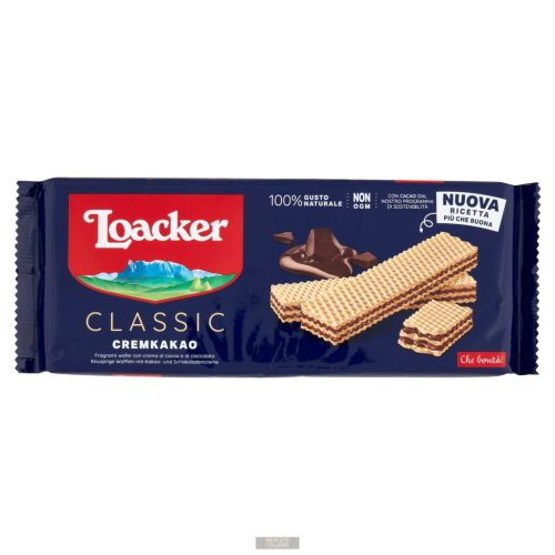 Loacker kakaókrémes ostya, 175g