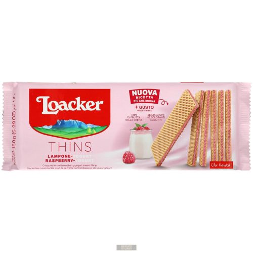 Loacker epres-joghurtos krémmel töltött ostya, 150g