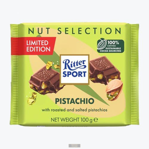 Ritter pisztáciás csokoládé, 100g