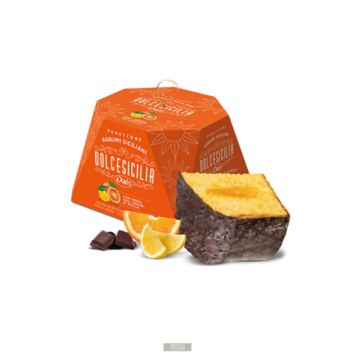 DolceSicilia Panettone citrom-narancs töltelékkel, 800g