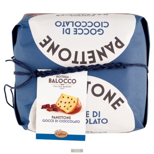 Balocco csokoládé töltelékes Panettone díszcsomagolácban, 750g