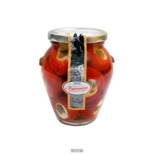 Satos sajttal és kapribogyóval töltött paprika, 314ml