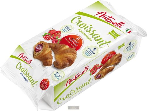 Antonneli pirosgyümölcsös töltelékes Croissant x6, 252g