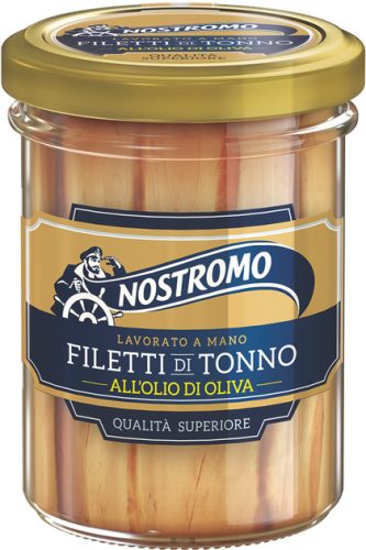 Nostromo tonhalfilé olivaolajban, 180g