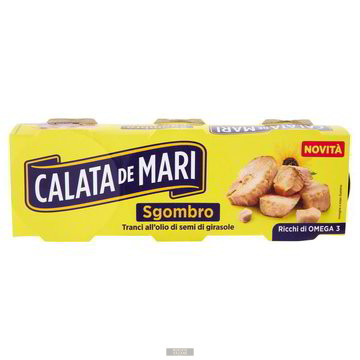 Calata de Mari makrélafilé napraforgóolajban, 240g